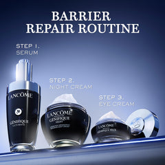 Lancôme Génifique Ultimate Recovery Serum premium packaging highlights luxury skincare.