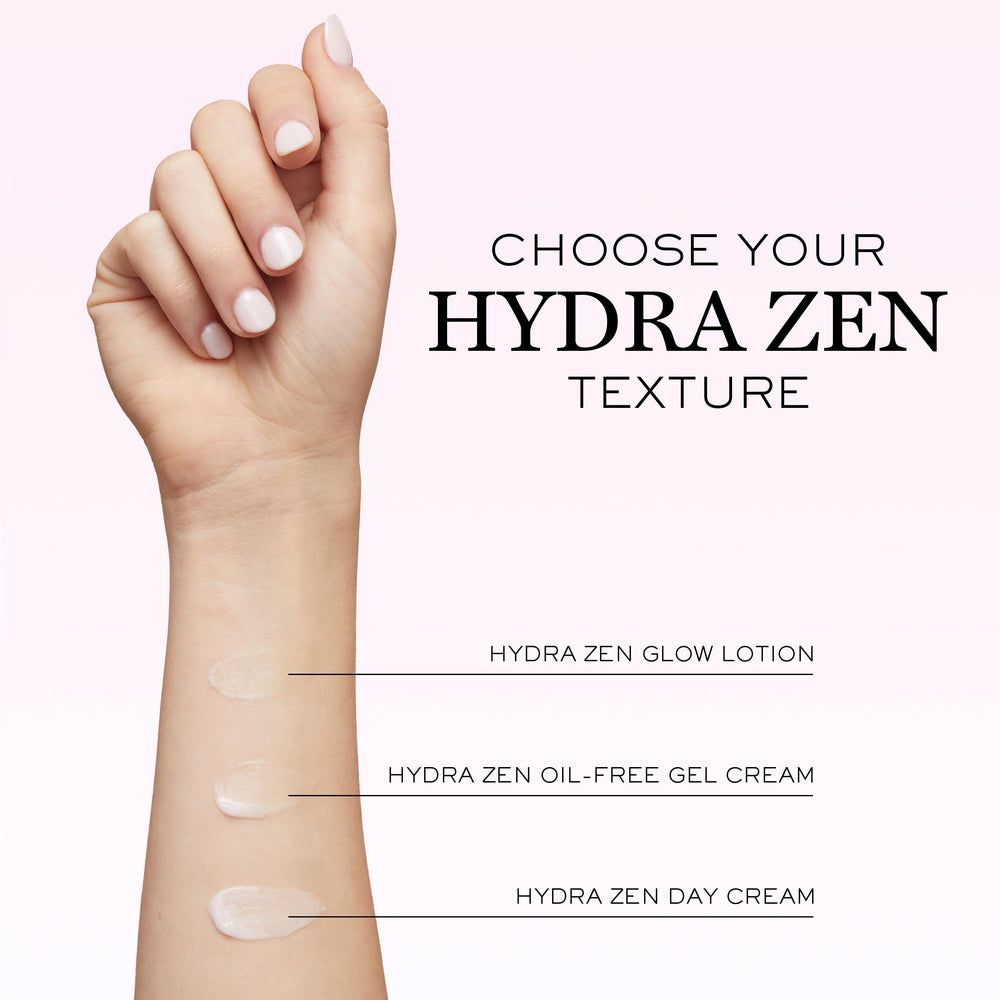 Lancôme Hydra Zen travel-size packaging ready for on-the-go hydration.