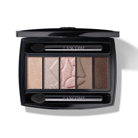 Lancôme Hypnôse Eyeshadow Palette Beige Brûlé swatches show versatile day-to-night shades for effortless transitions
