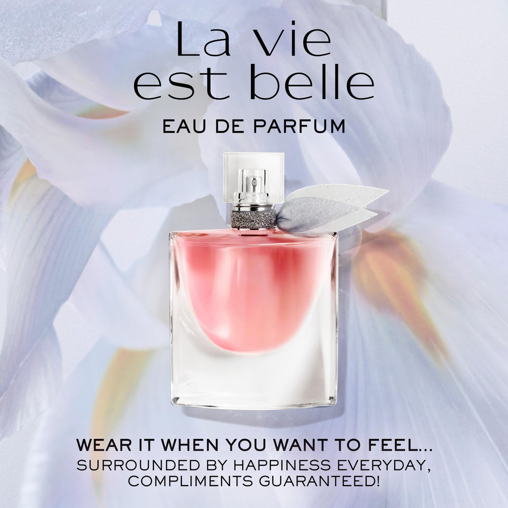 Lancôme La Vie Est Belle vanilla and spun sugar trail detail