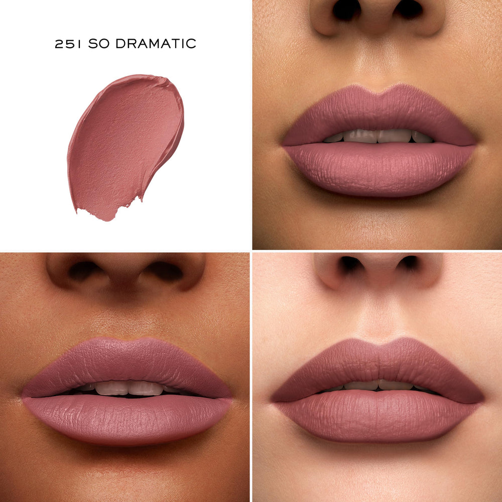 Lancome L'Absolu Rouge Drama Matte packaging on display for portability.