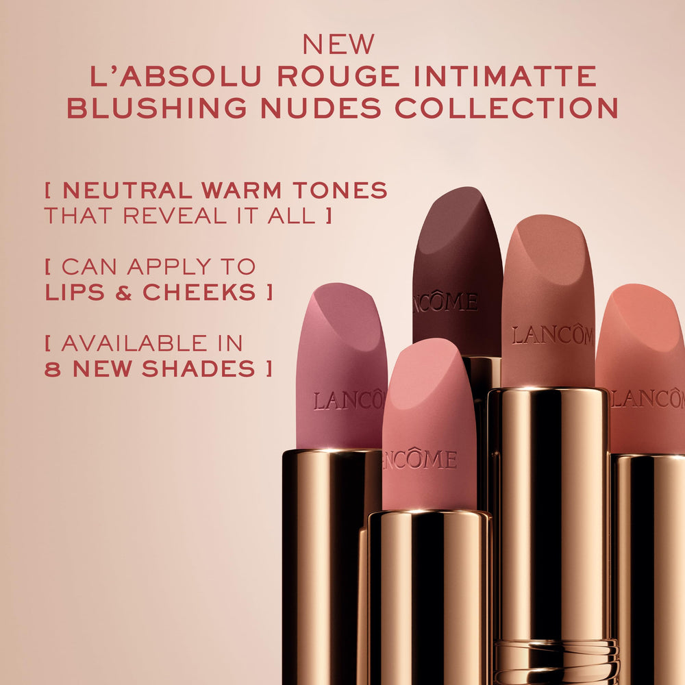 Lancôme L'Absolu Rouge Intimatte lip and cheek color for monochrome flush