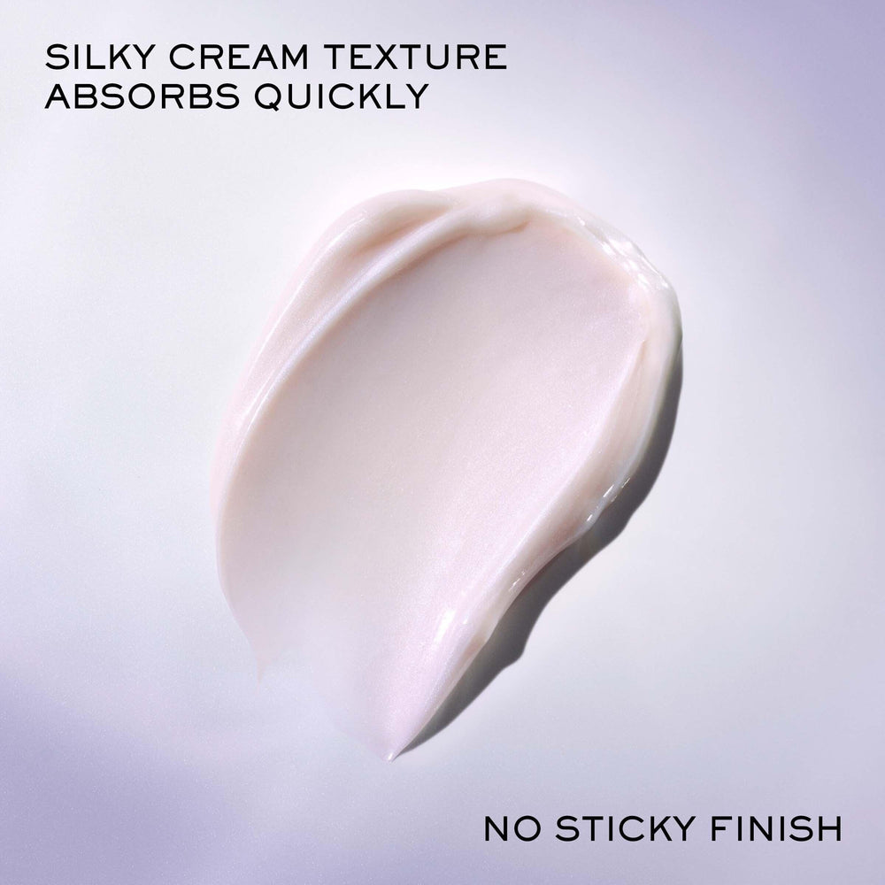 Lancôme Rénergie Eye Cream close-up emphasizes smooth under-eye feel.