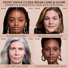 Lancôme Teint Idole finish on the skin with long-wear glow