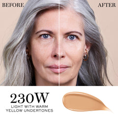 Lancôme Teint Idole Ultra Wear swatch on forearm shows buildable coverage