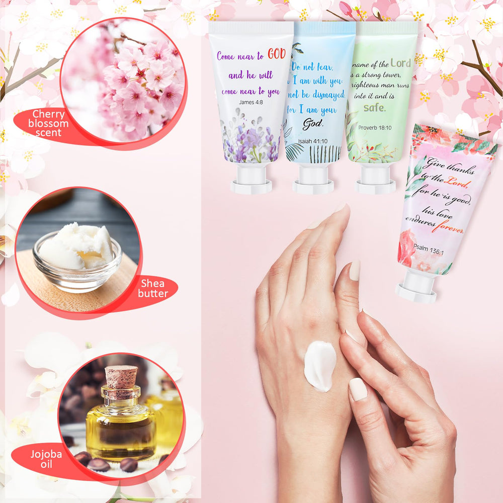 Landhoow hand cream with watercolor packaging looks elegant as a gift.
