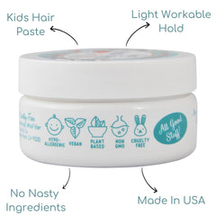 Lane & Co. Hair Paste USA-made packaging, wholesome plant-based formula.