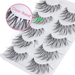 LANFLOWER Easy-apply false eyelashes ideal for quick makeup routines.