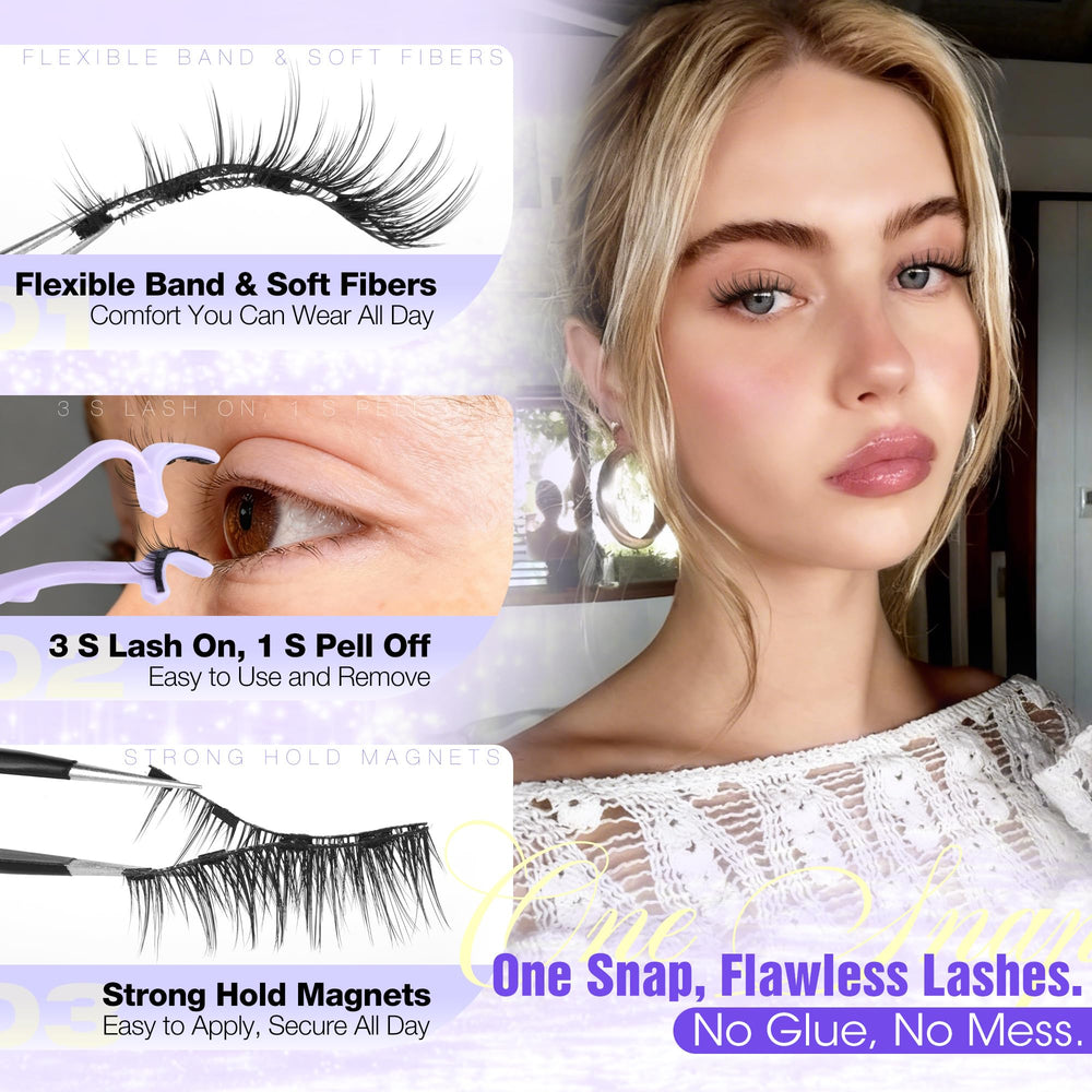 Lanflower magnetic lashes reusable for long-term value