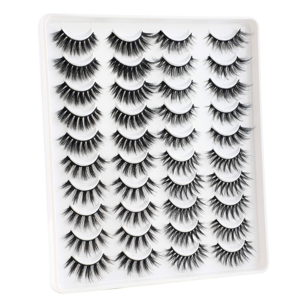 LANFLOWER value pack lashes offer savings, reuse across many occasions.