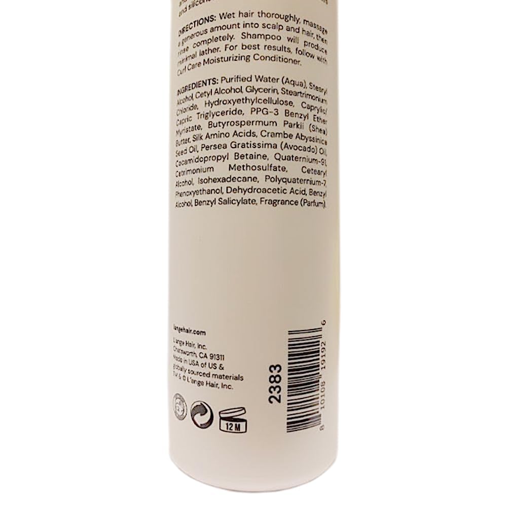 L'ANGE HAIR Curl Care Gentle Shampoo packaging on display