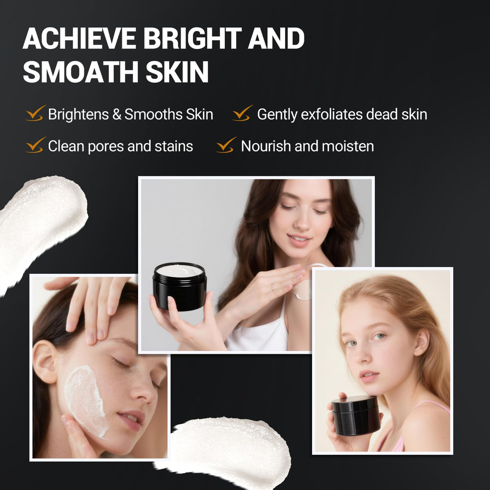 LANGULLCI Fragrance-Free Closeup emphasizes clean, gentle exfoliation.