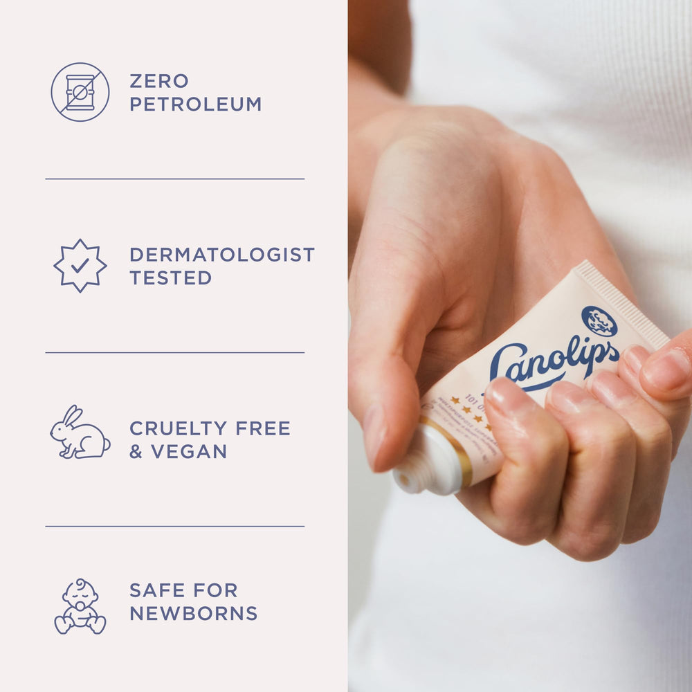 Lanolips 101 Ointment Australian lanolin ingredient for natural moisture