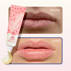Lips appear smoother after using Lanolips 101 Ointment.