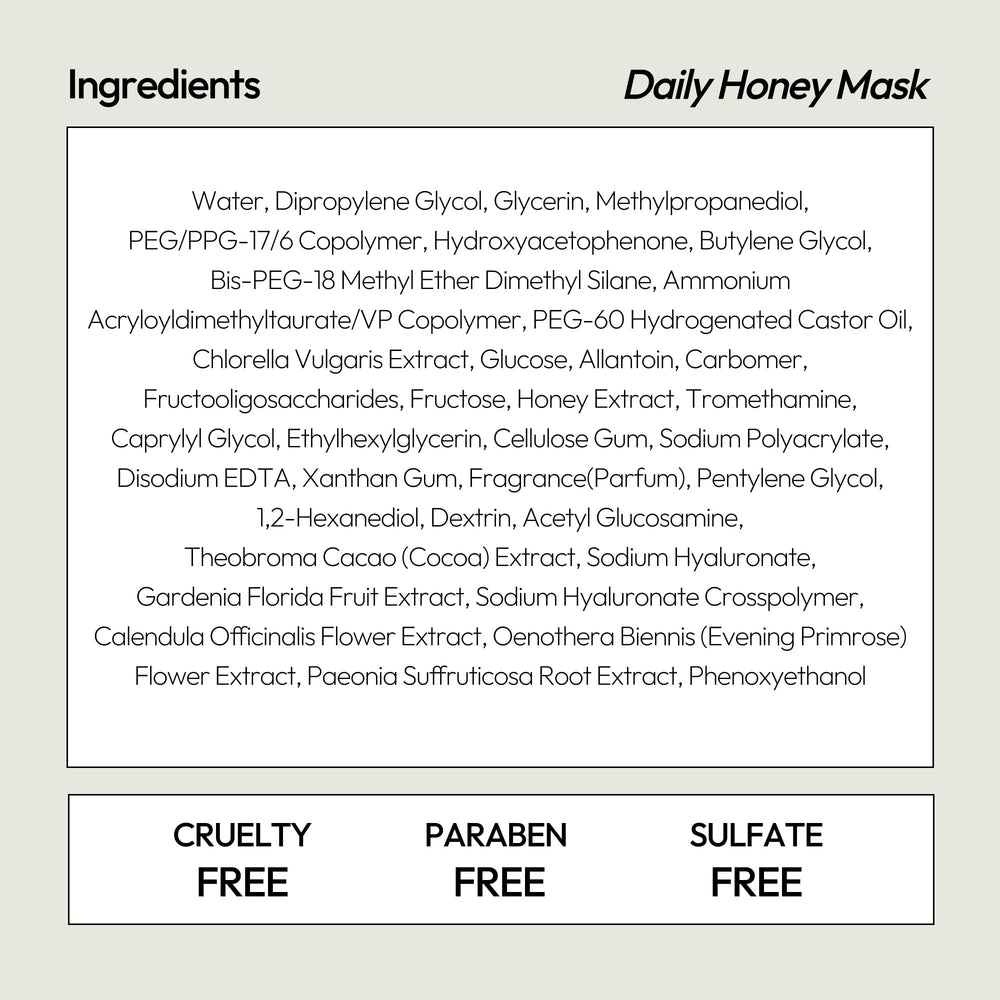 LAPCOS Honey Sheet Mask on a clean, staged skincare routine setup.