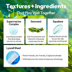 LAPCOS Hyaluronic Acid boost visual with serum layer for smooth skin.