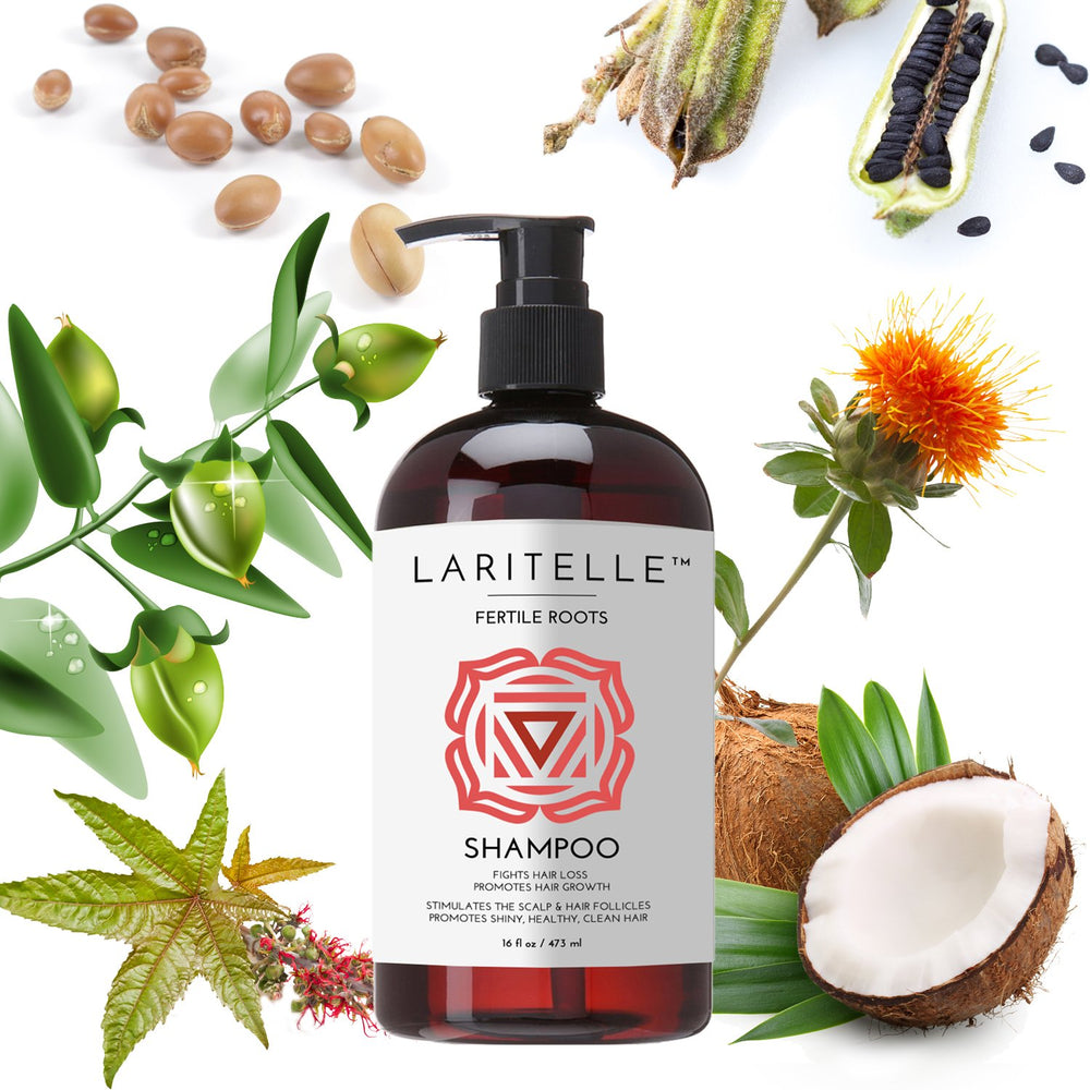 Laritelle Fertile Roots California hand-poured bottle crafted with care