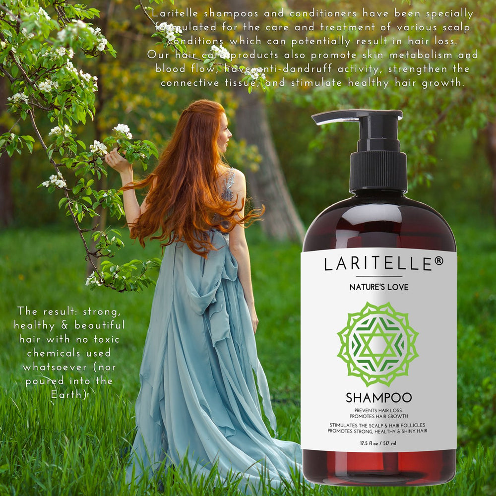 Laritelle Nature’s Love clean-ingredient label communicates sulfate- and paraben-free formula
