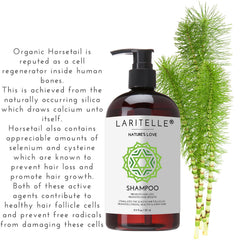 Laritelle Nature’s Love bottle-pour action showcases a gentle, hydrating formula