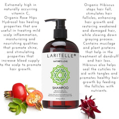 Laritelle Nature’s Love hydrosol blend close-up hints nourishing horsetail and rose hip