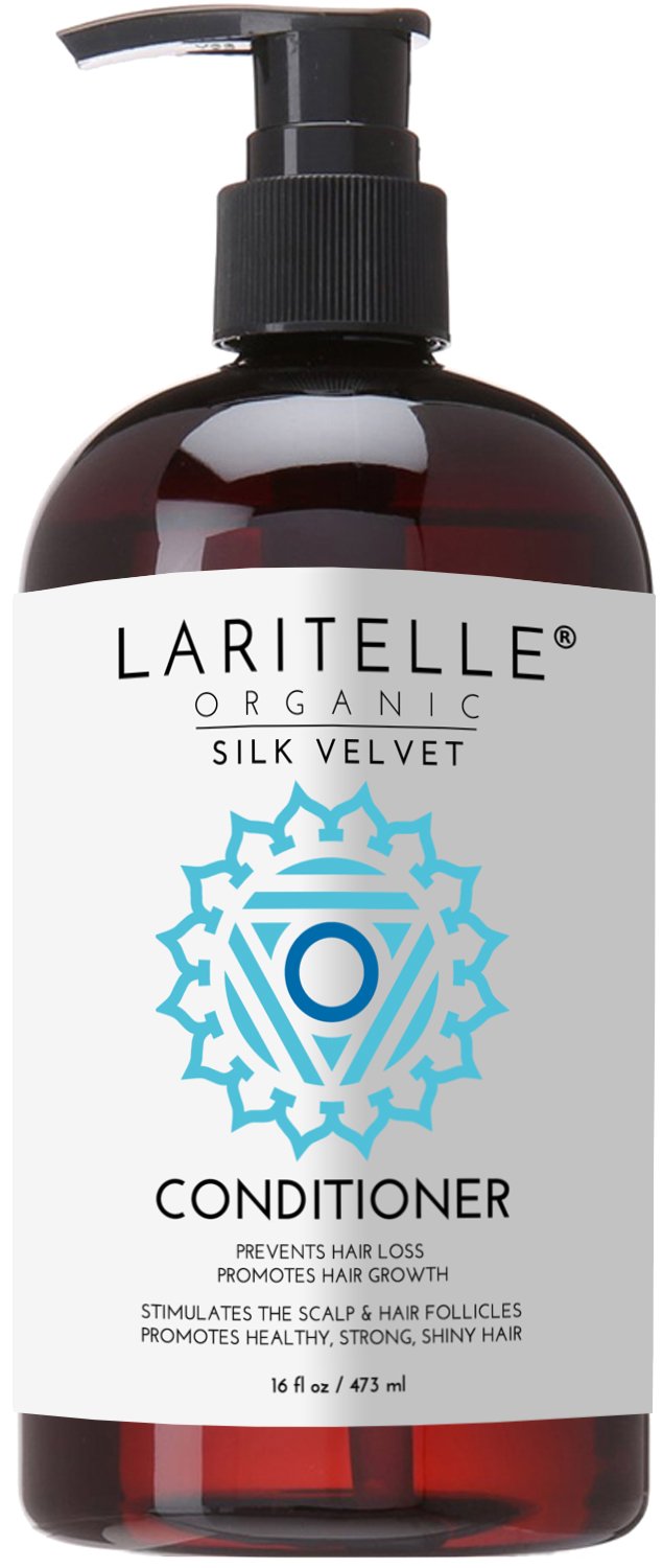 Laritelle Organic Conditioner bottle pour, nourishing and softening hair for daily care