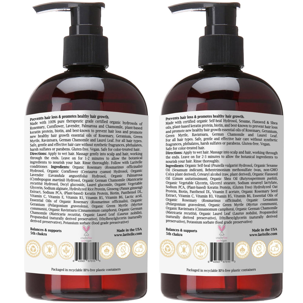 Laritelle Silk Velvet amber glass bottle signals premium packaging for scalp care