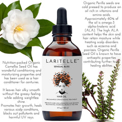 Laritelle rosemary leaves close up for aromatic scalp care