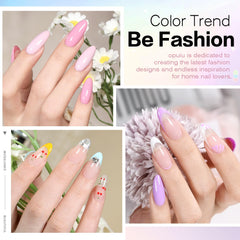 Larvall Beautpal matte top coat for velvety, modern nails.