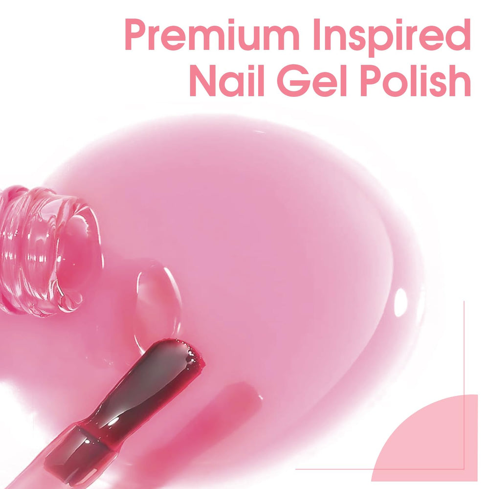 Larvall Beautpal Milky White Jelly Nude application closeup explaining layering for depth.