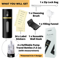 Lasbottle leak-proof cap prevents spills during travel.