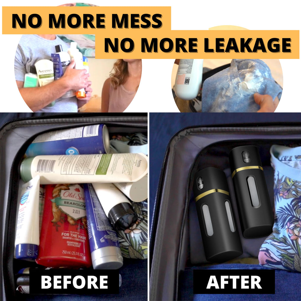 Lasbottle spray nozzle attachment adds mist for light applications.