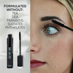 Lash Next Door mascara displays smudge-proof effect for all-day wear without transfer.