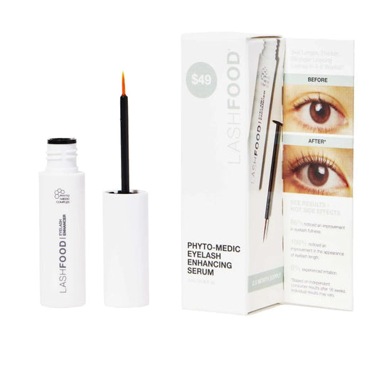 LashFood Eyelash Premium Serum bottle for daily lash nourishment.