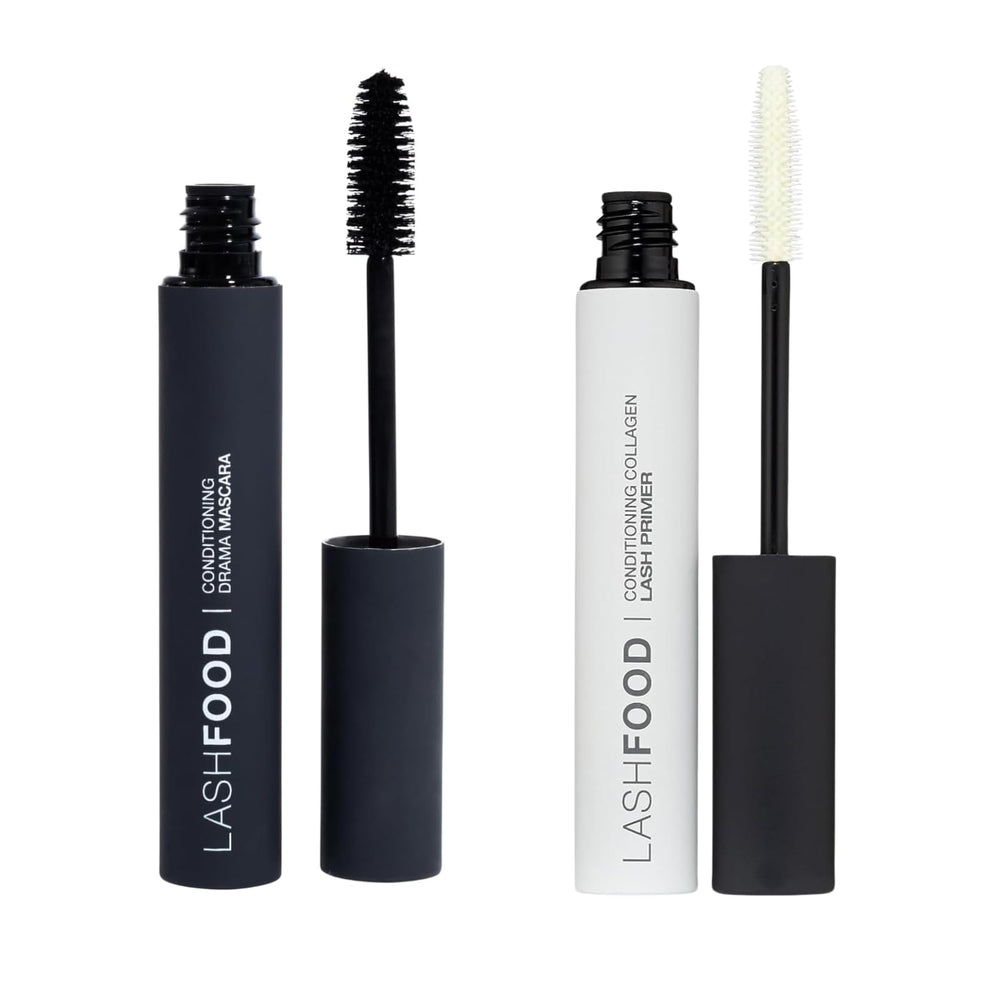 LashFood Prime & Define Duo box for a defined, nourished lash look.