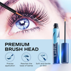 LashRay natural plant extracts with chamomile, aloe, and mint nourish skin.