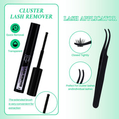 LASHSUN Precision Lash Tweezers for precise pick-up and placement