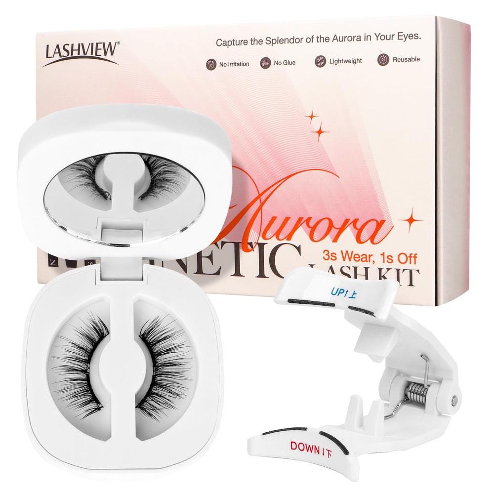 LASHVIEW Aurora style natural look lashes for subtle daytime enhancement