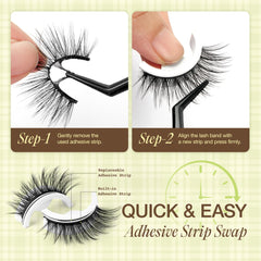 LASHVIEW CV010 beginner-friendly lashes for effortless styling.