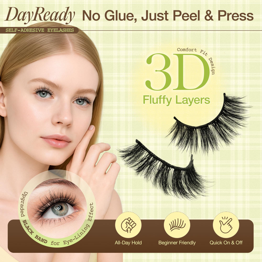 LASHVIEW CV219 lashes in makeup bag for on-the-go wear.
