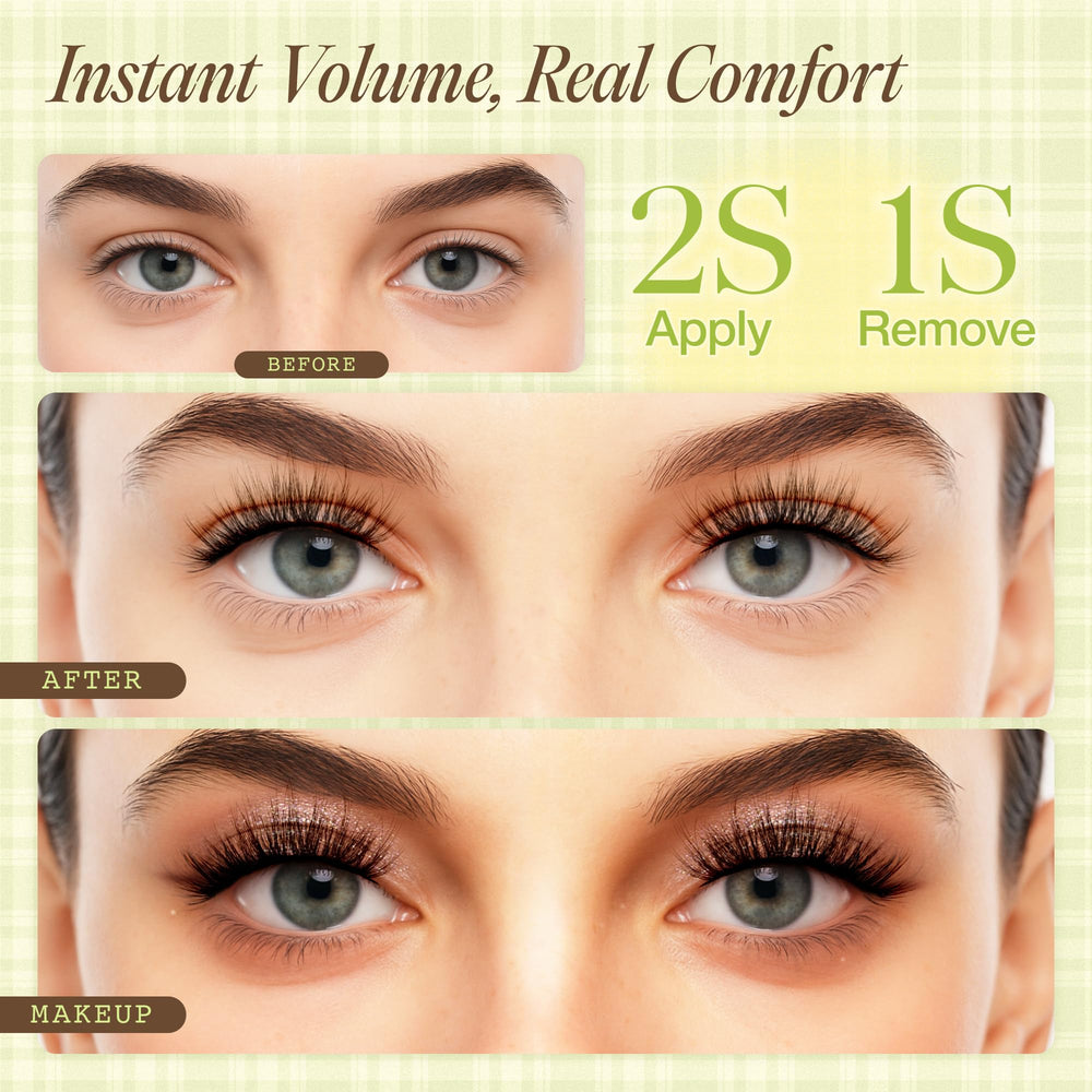 LASHVIEW CV219 soft flexible lash band close-up for all-day comfort.