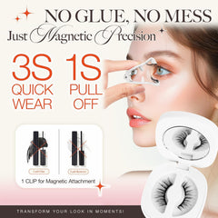 LASHVIEW applicator included for precise glue free placement