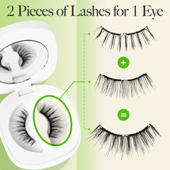 LASHVIEW lightweight lashes reduce irritation for daily wear.