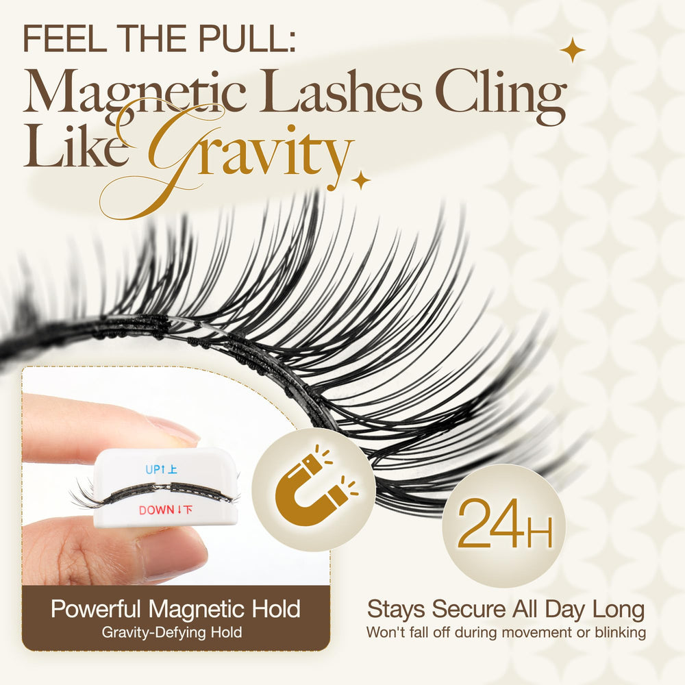 LASHVIEW All-day hold magnets provide secure wear during daily activities