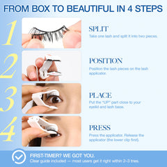 LASHVIEW RC25 mirror included for easy on-the-go application