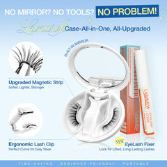 LASHVIEW RC25 LunaSoft band hugs the lash line for a natural look