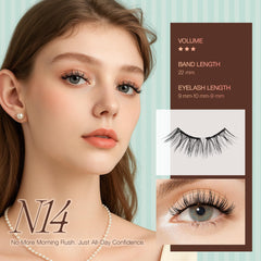LASHVIEW eyelash fixer helps secure lashes for up to 48 hours.