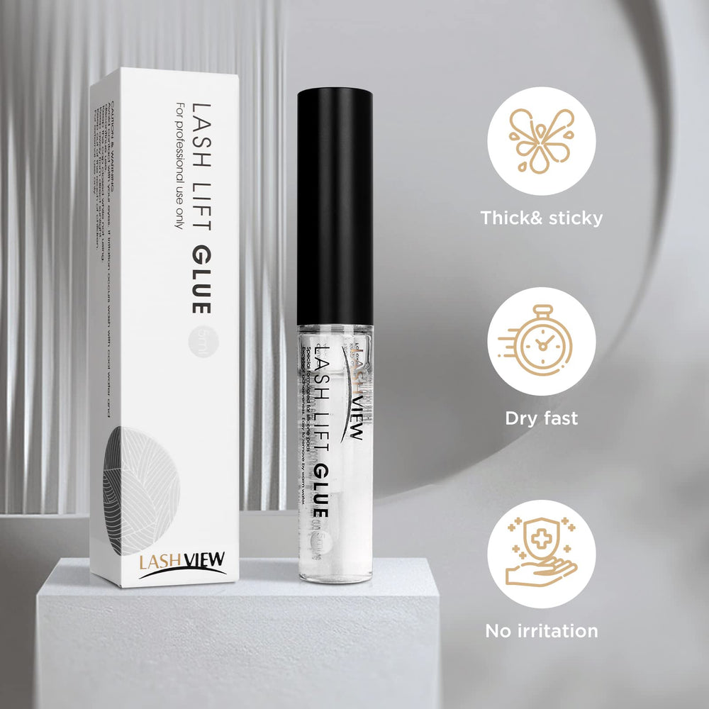 LASHVIEW compact glue kit for on-the-go lash lifts