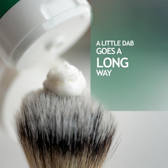 Lather & Wood with eucalyptus plant highlights natural ingredients for calm skin