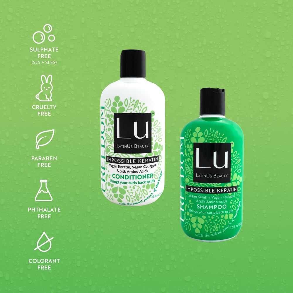 LATINUS Lu after use curls and waves journey showing defined texture and smoother frizz control