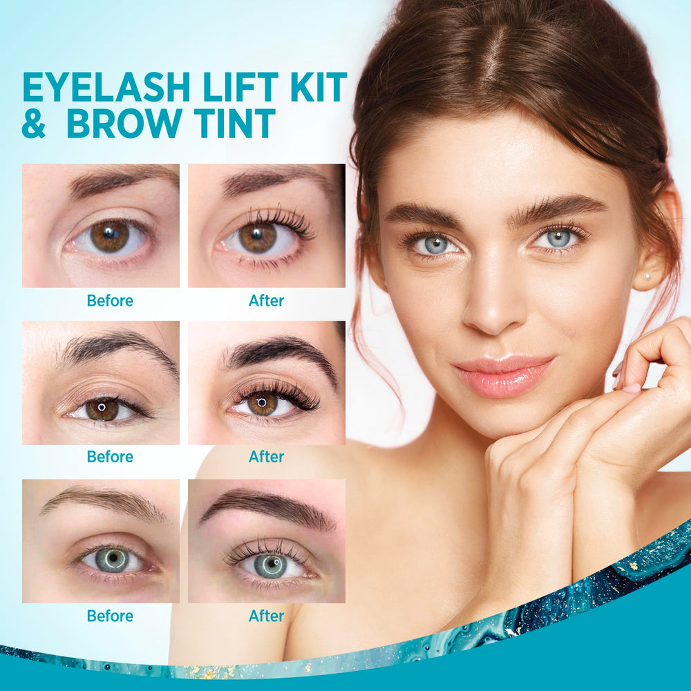 LATORICE Lash Lift Kit natural curl with no extensions needed.